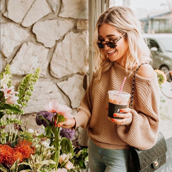 Sweaters - Off the shoulder sweater